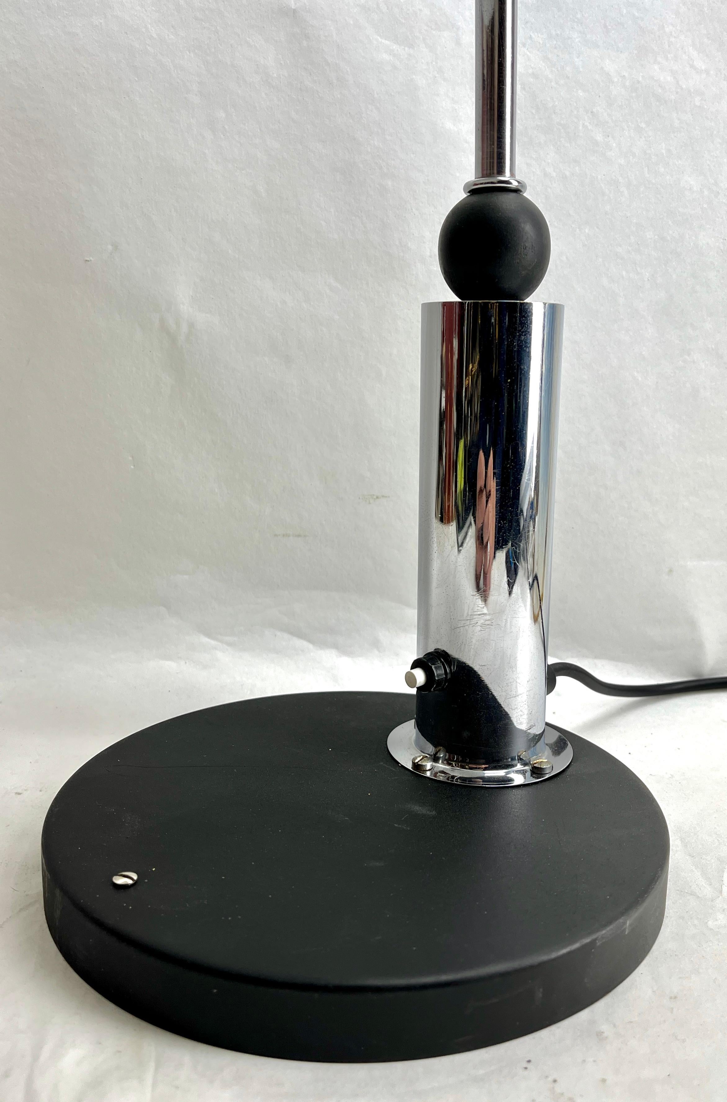 Dutch  Desk or Side Table Lamp KMD (Daalderop) Tiel Netherlands in Bauhaus style 1930s For Sale