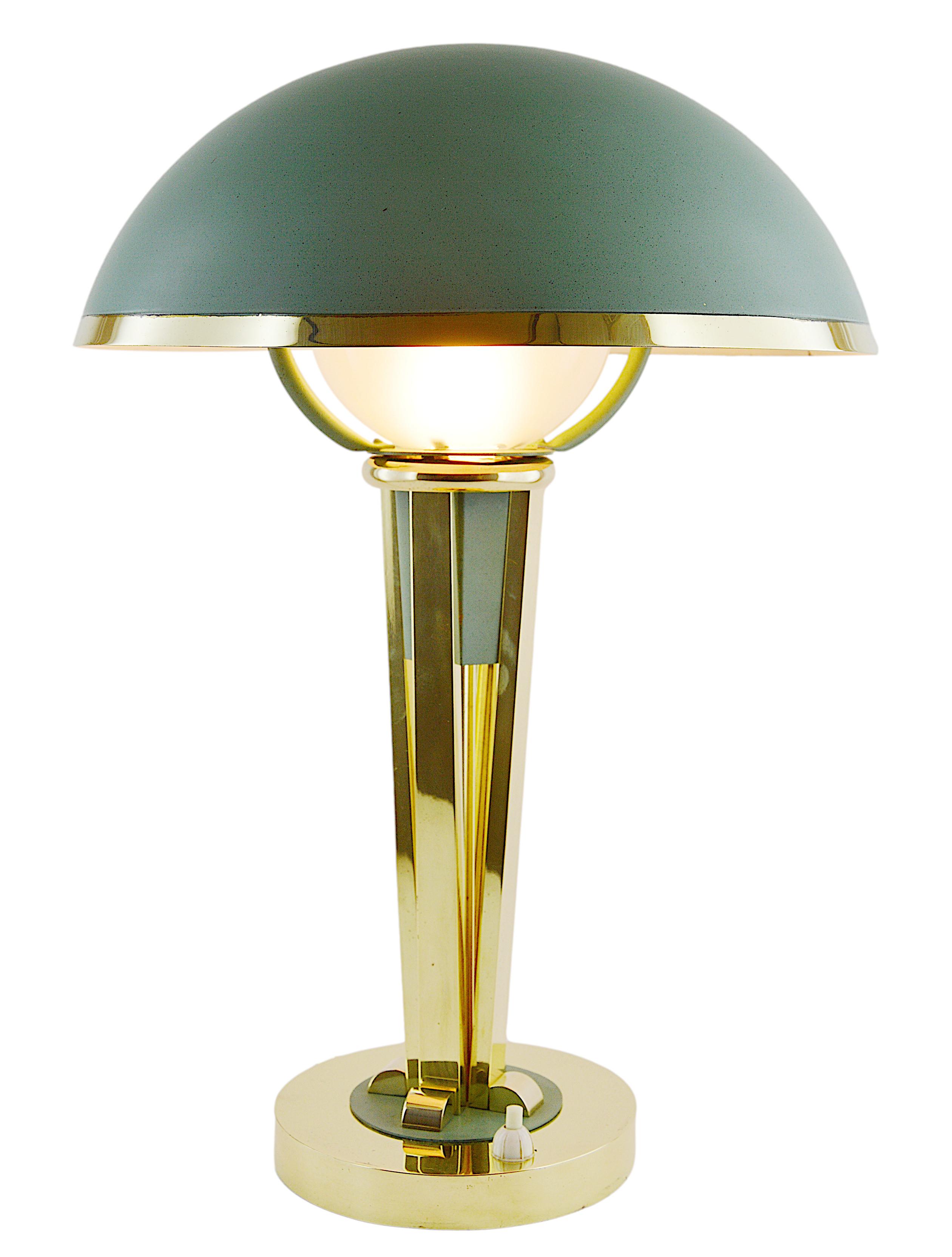 Lampe de bureau ou de table, Adnet, années 1940 en vente 1