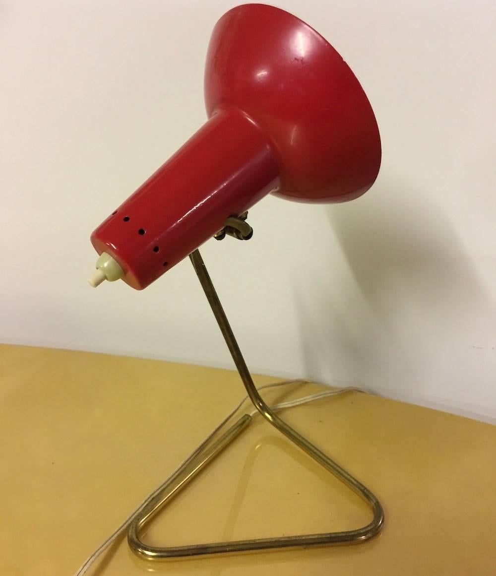 Mid-Century Modern Desk or Wall Lamp Attributed to Vittoriano Vigano by Arteluce For Sale
