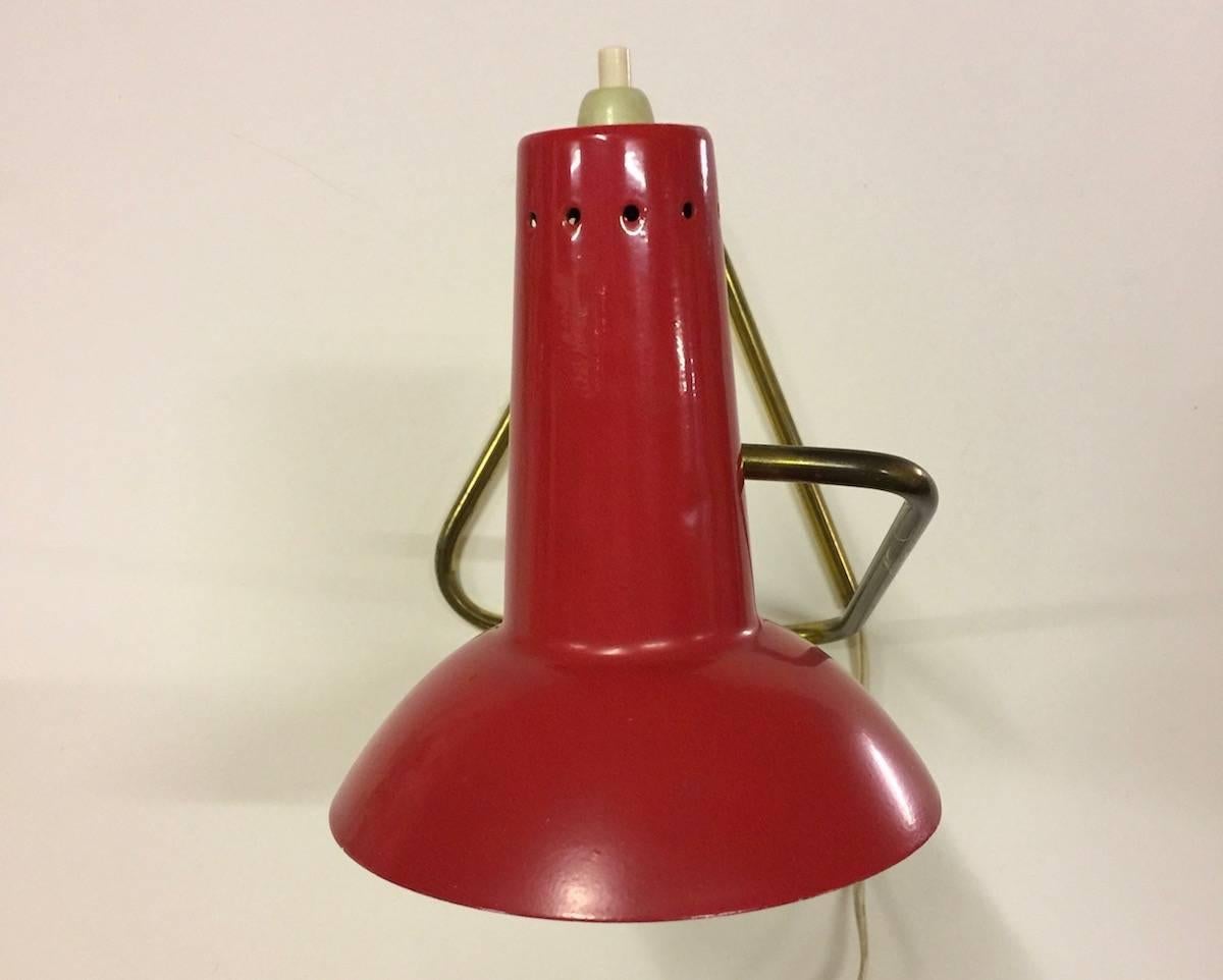 Italian Desk or Wall Lamp Attributed to Vittoriano Vigano by Arteluce For Sale