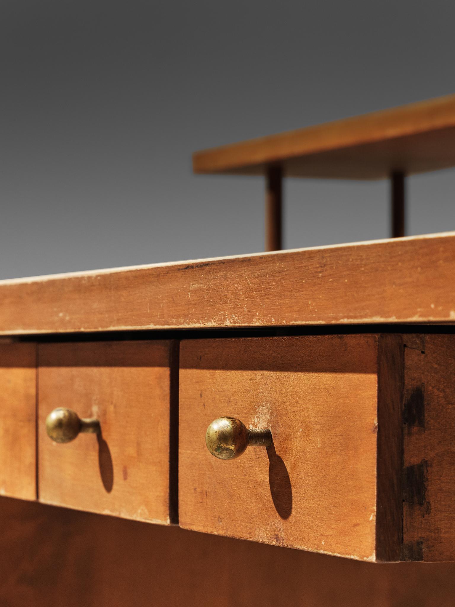 Desk Paul McCobb Desk in Maple, 1950s In Good Condition In Waalwijk, NL