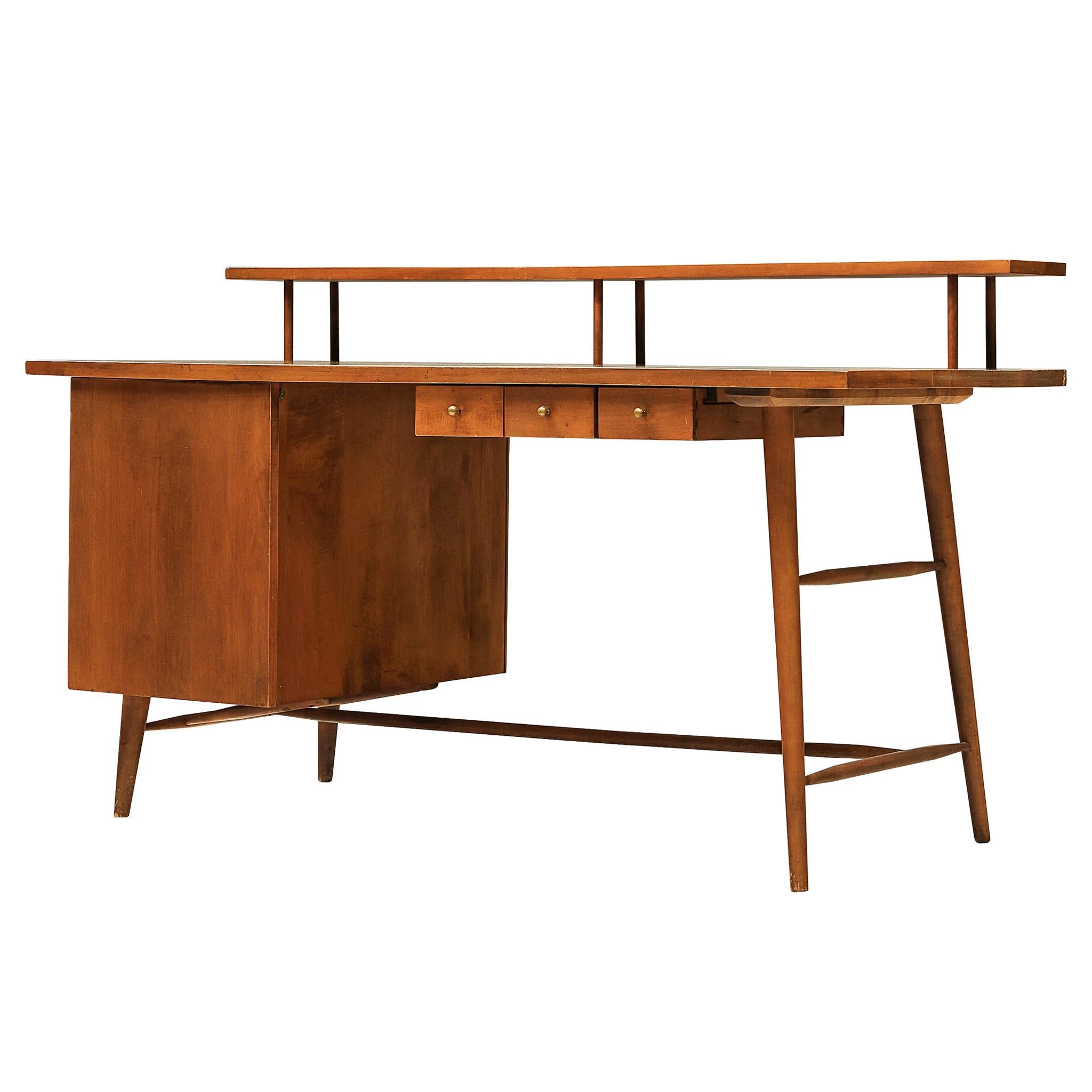 Desk Paul McCobb Desk in Maple, 1950s