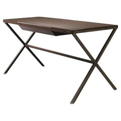 Porada Bureau en bois Stylo Design Tarcisio Colzani - Canaletta walnut