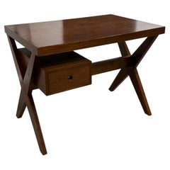 Desk "PSA/D/039" in Walnut by Pierre Jeanneret