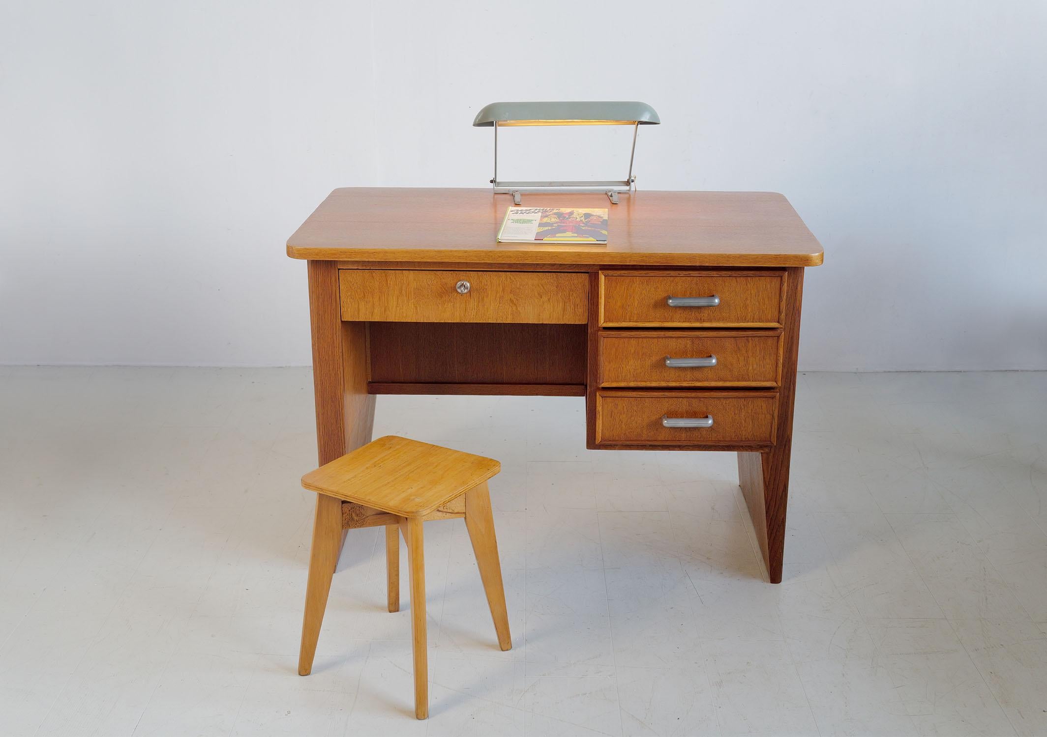 Schreibtisch RG302 von René Gabriel, Frankreich, 1949 im Angebot 3