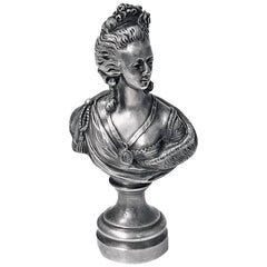 Desk Seal Silver on Bronze French, circa 1880