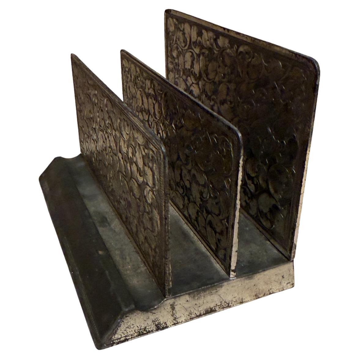 For your consideration a Desk Set by Eleanor Claire Letter Organizer 
Dimensions: 3.5 D x 5.75 W x 4 H

Please visit take a look at our listings, we have an amazing curated collection of hard to find items.

