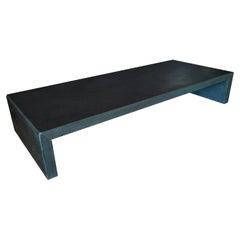 Schreibtisch-Set aus natürlichem Stein und schwarzem Schiefer, minimalistisches Design, handgefertigt in Spanien Meddel