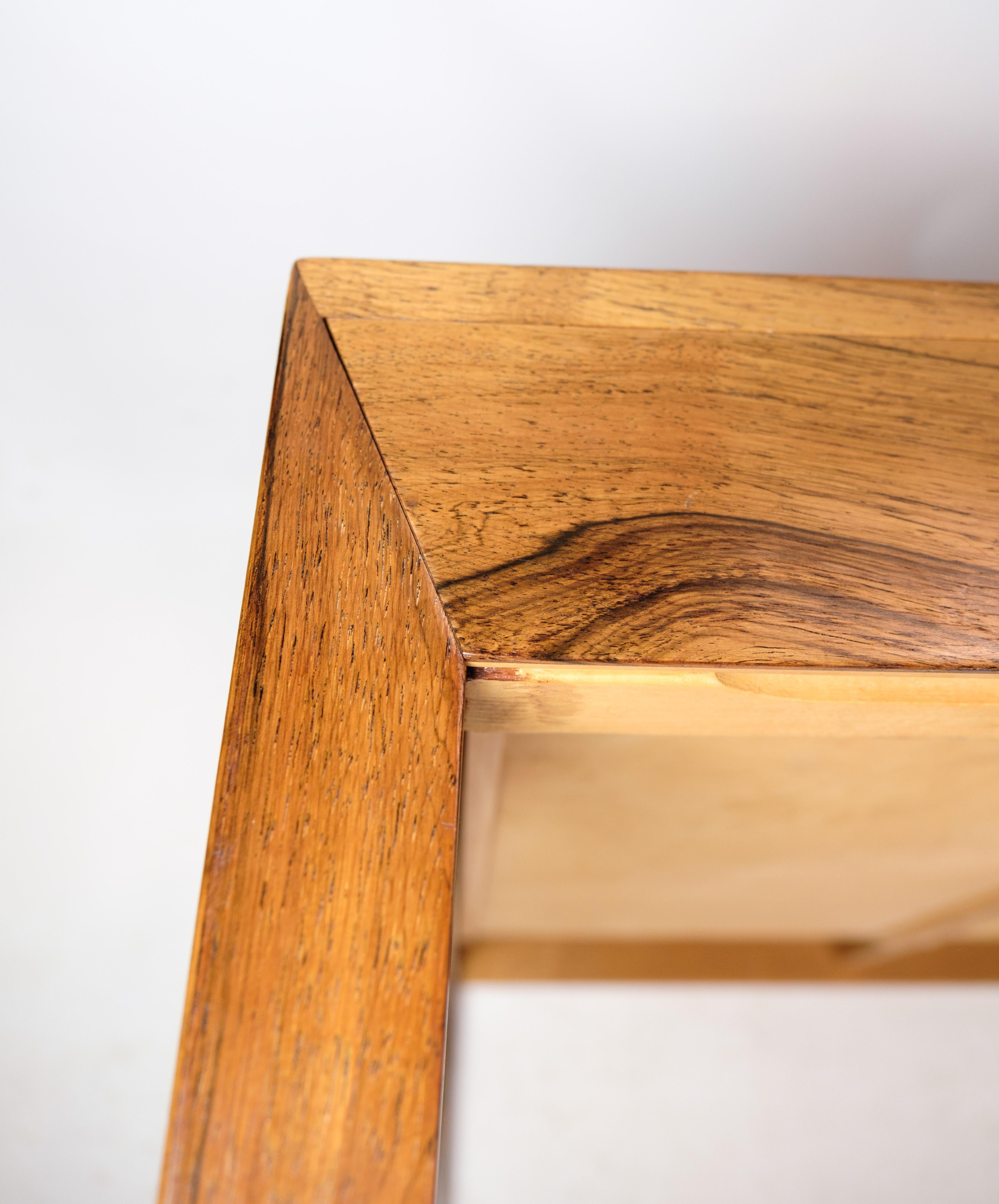 Desk Made In Rosewood By Severin Hansen For Haslev Møbelfabrik From 1960s 2