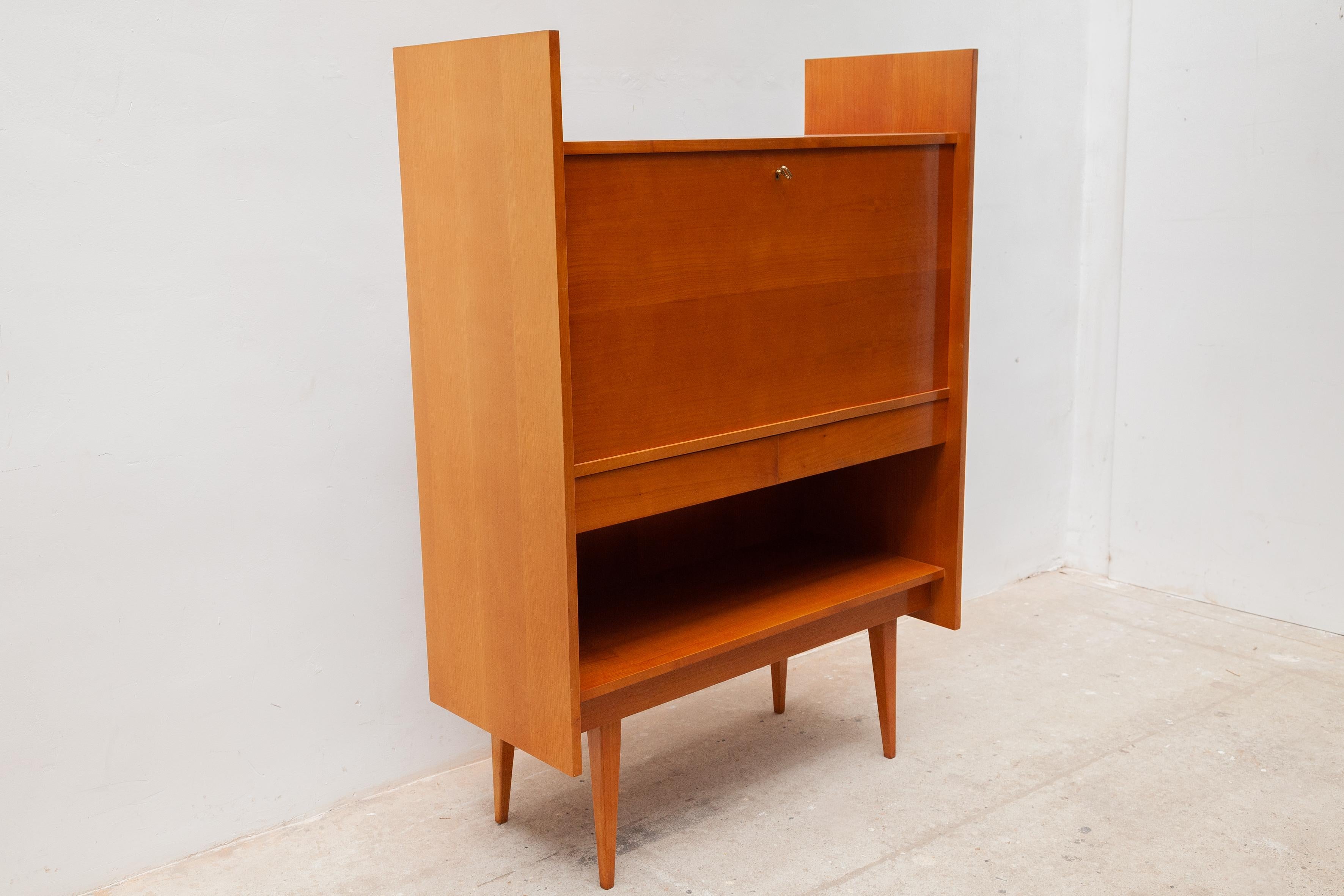 Mid-Century Modern Desk-Sideboard 1950s Belgium Design For Sale