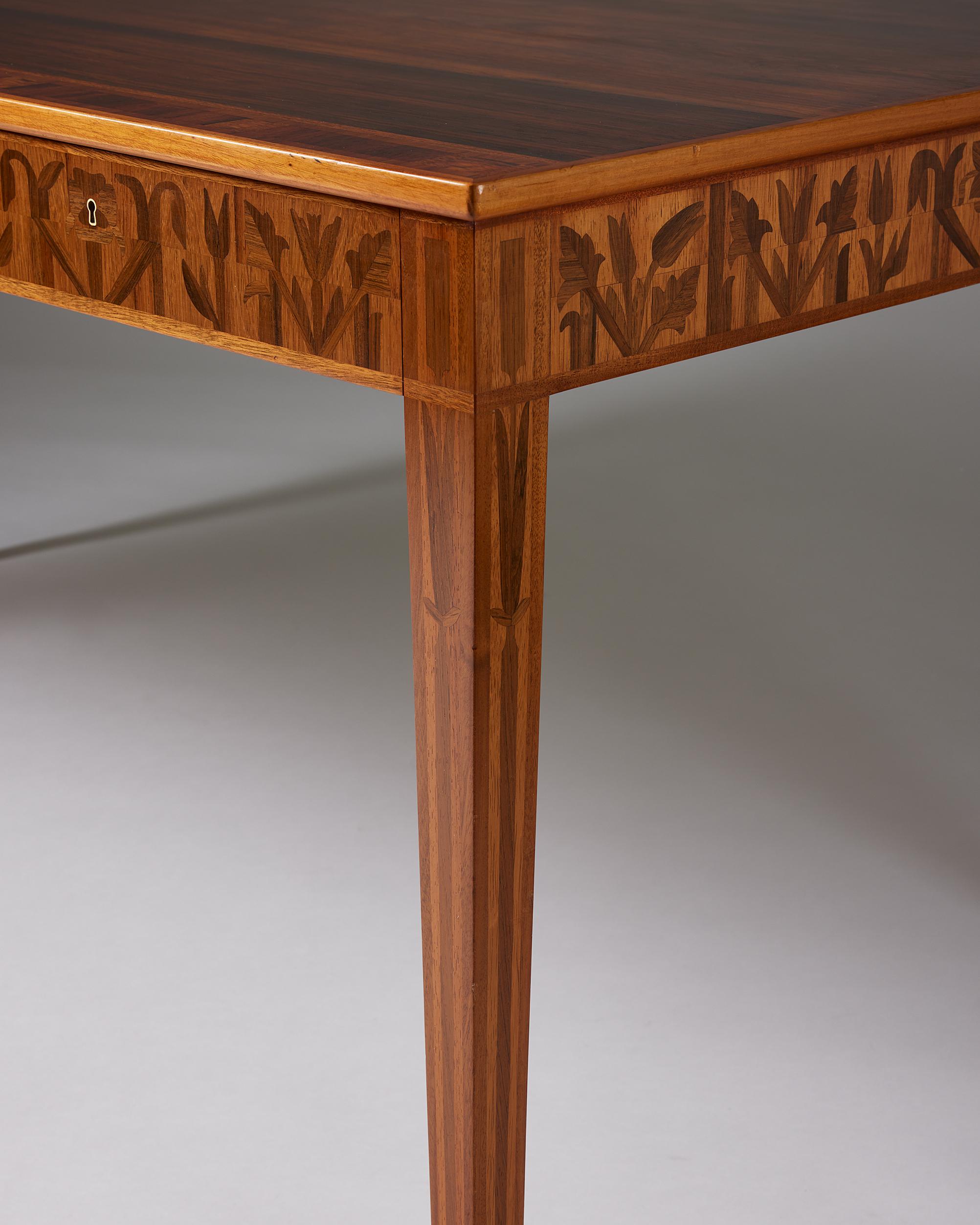 Desk ‘Ståndare’ Designed by Carl Malmsten, Sweden, 1950s-1960s 3