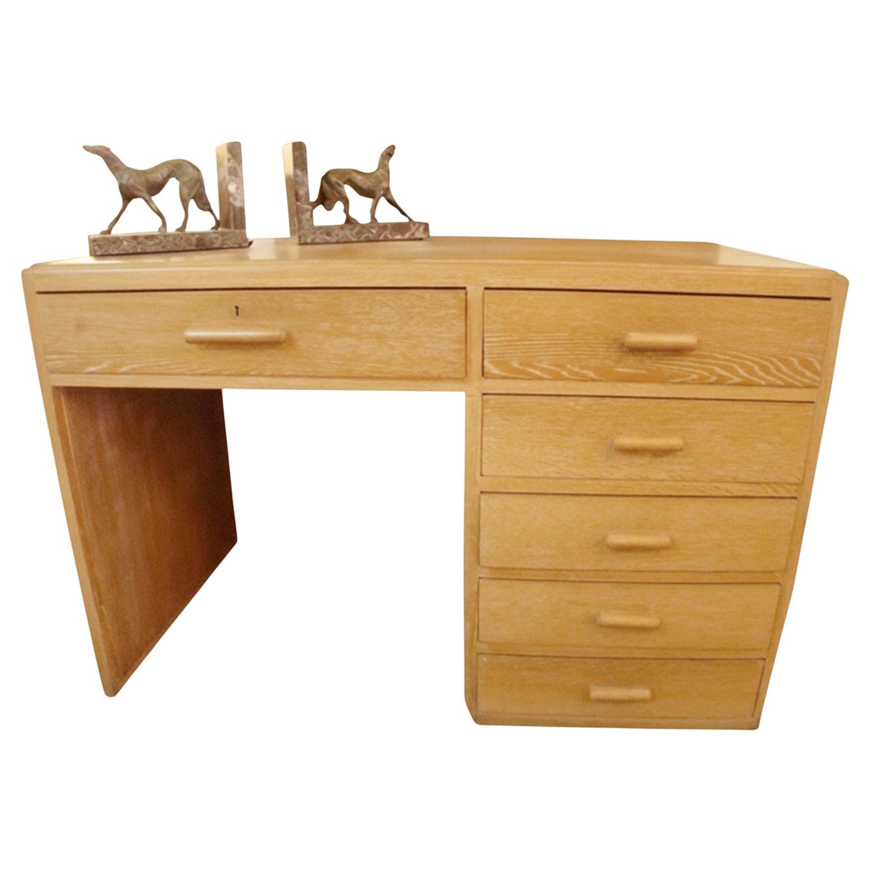 Escritorio Estilo Art Decó en Madera, 1925, COMTE