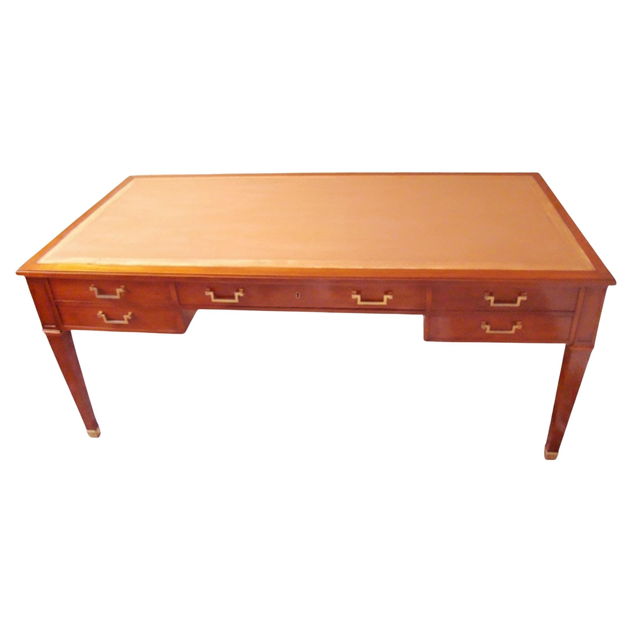 Desk Style Art Deco in Wood and bronze, 1920, COMTE