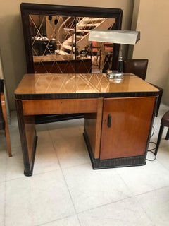Desk Style Art Deco in Wood and Polyurethanic Lacquer, French 1930