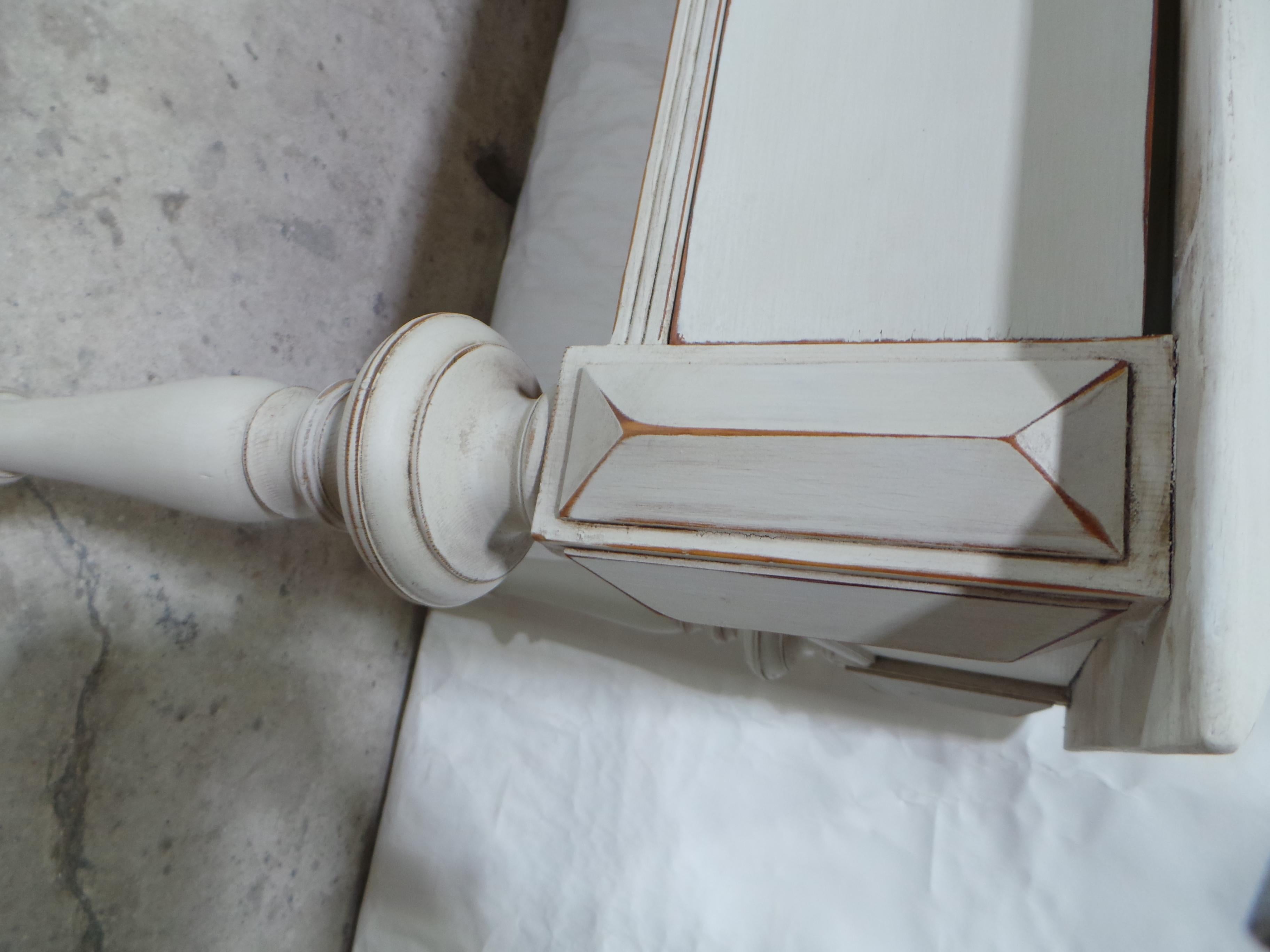 Late 19th Century Desk Swedish Gustavian Style 2 Drawer For Sale