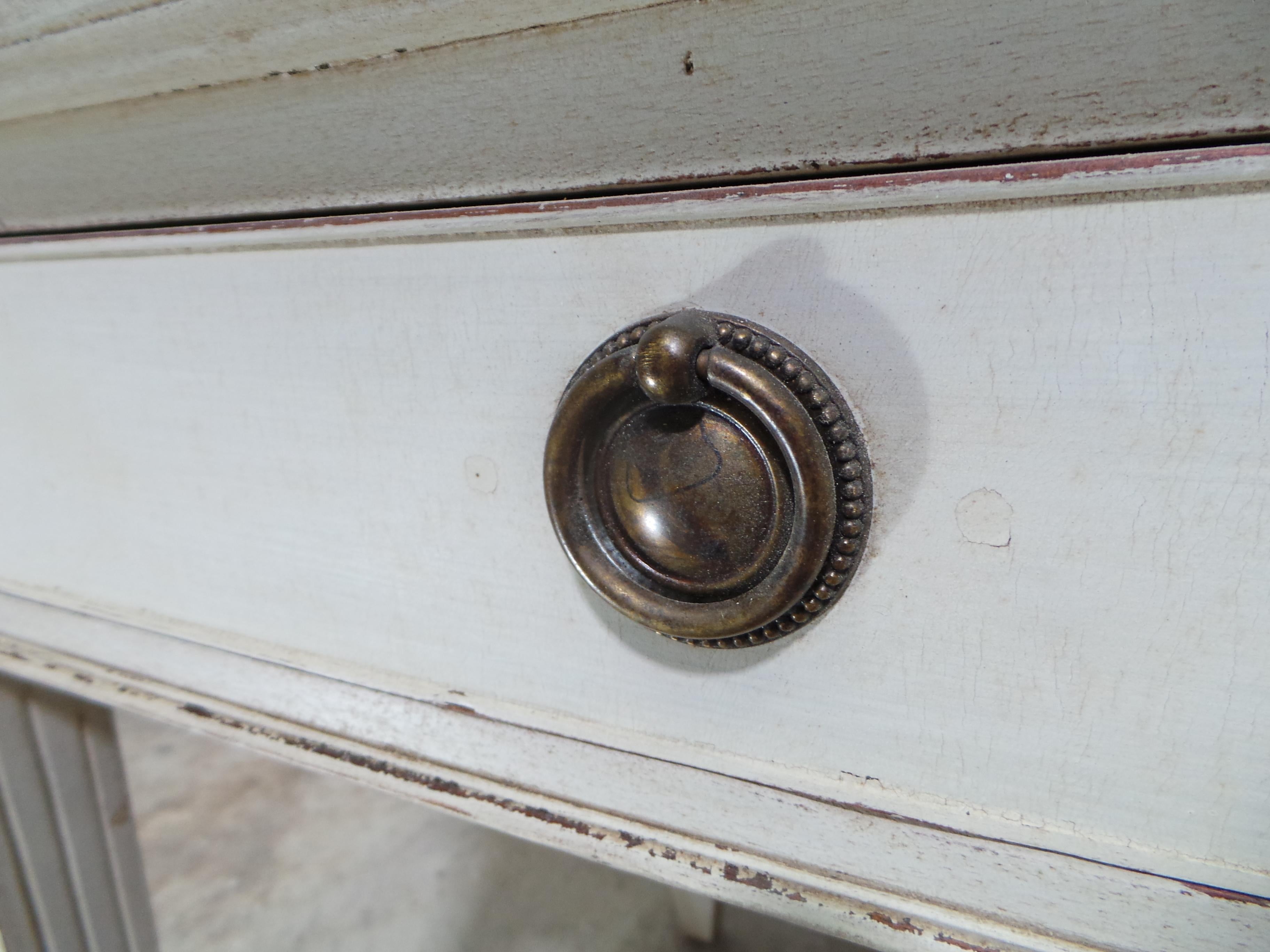 Desk Swedish Gustavian Style In Good Condition For Sale In Hollywood, FL