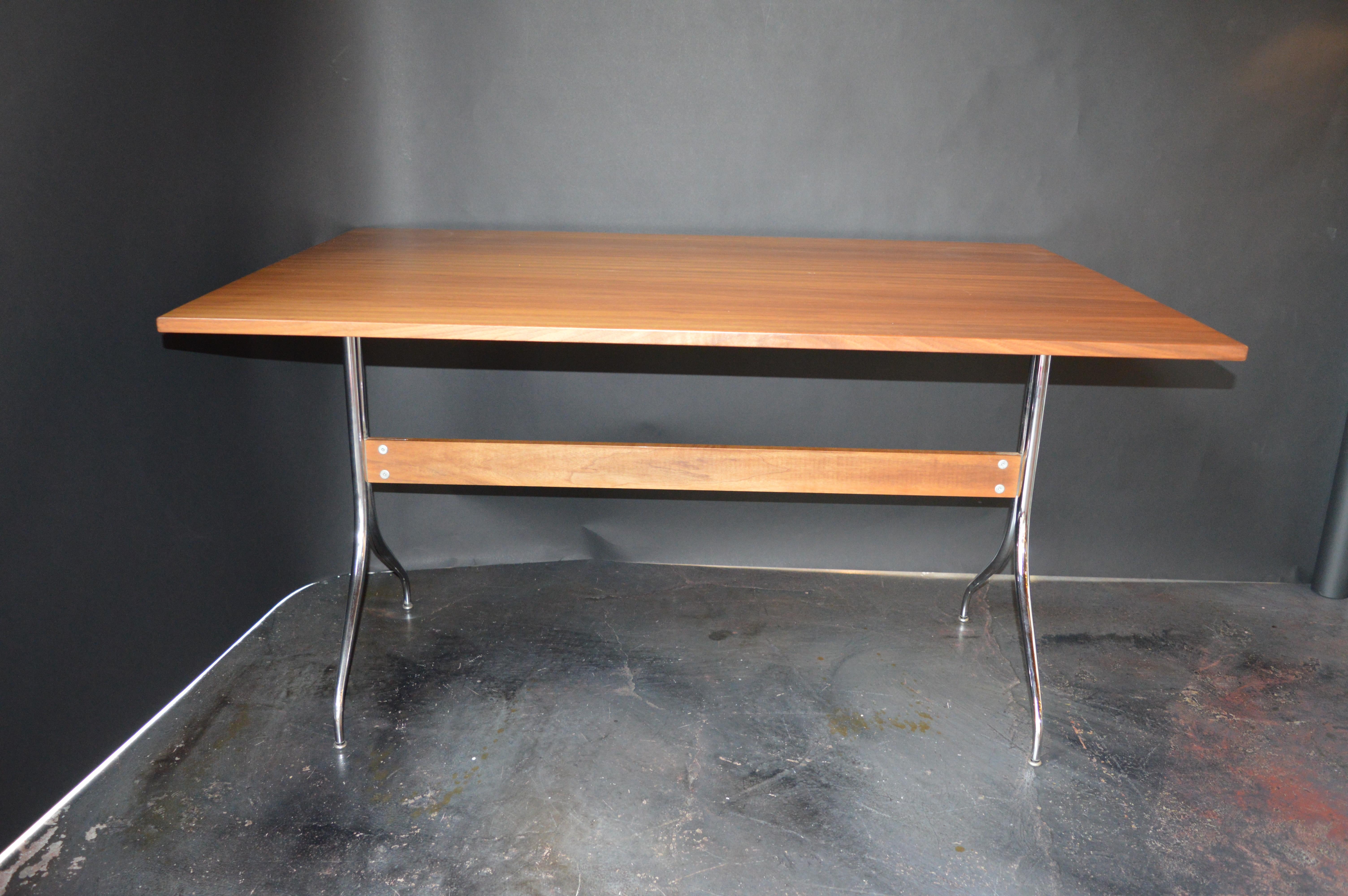 Swag Leg Desk Table by George Nelson for Herman Miller  1
