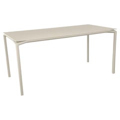 Desk / Table Fermob CALVI 126 × 63 cm W 49.6 × D 24.8 inch Fenix top - Clay Grey