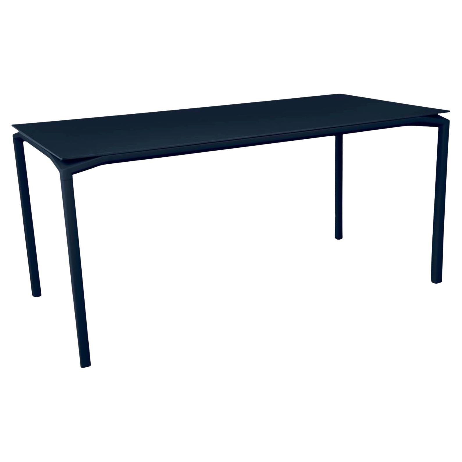 Escritorio / Mesa Fermob CALVI 126 × 63 cm An 49.6 × F 24.8 pulgadas Fenix top - Deep Blue en venta