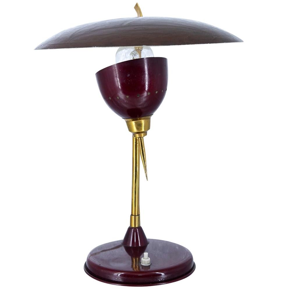 Desk Table Lamp Design by Oscar Torlasco for Lumen Milano, Made in Italy, 1950s