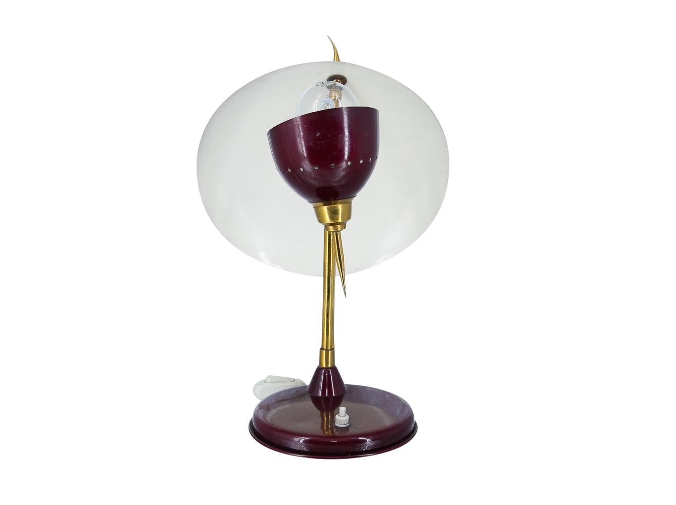Mid-Century Modern Lampe de bureau Design/One pour Lumens Milano, fabriquée en Italie, années 1950 en vente