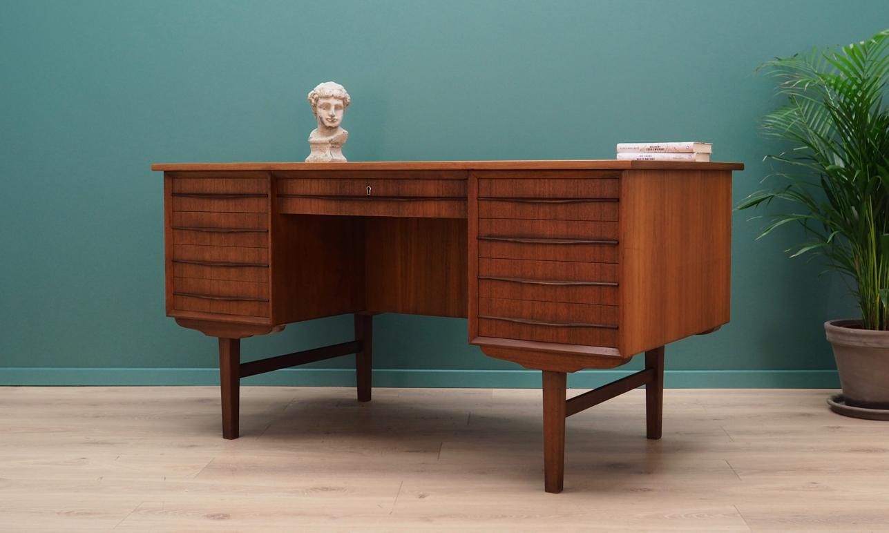 Scandinavian Desk Teak 1960-1970 Danish Design
