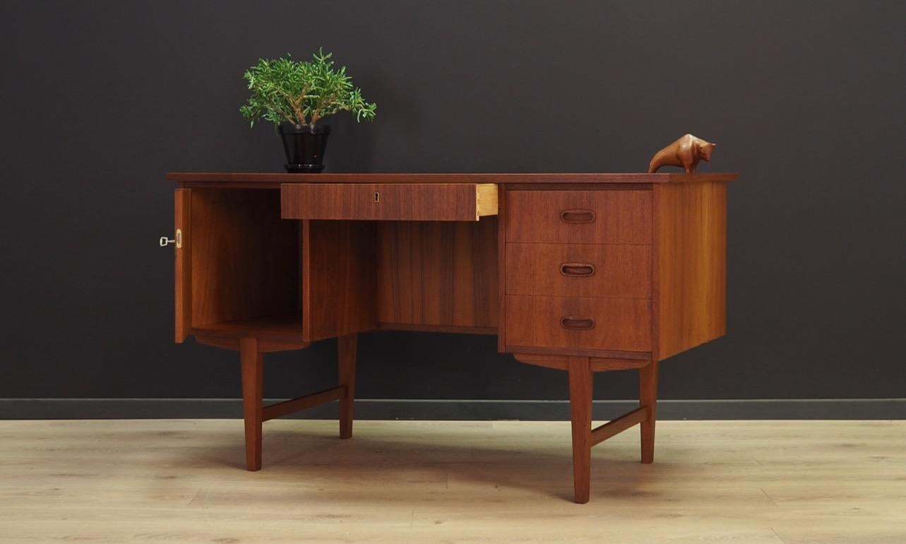 Desk Teak 1960-1970 Vintage 4