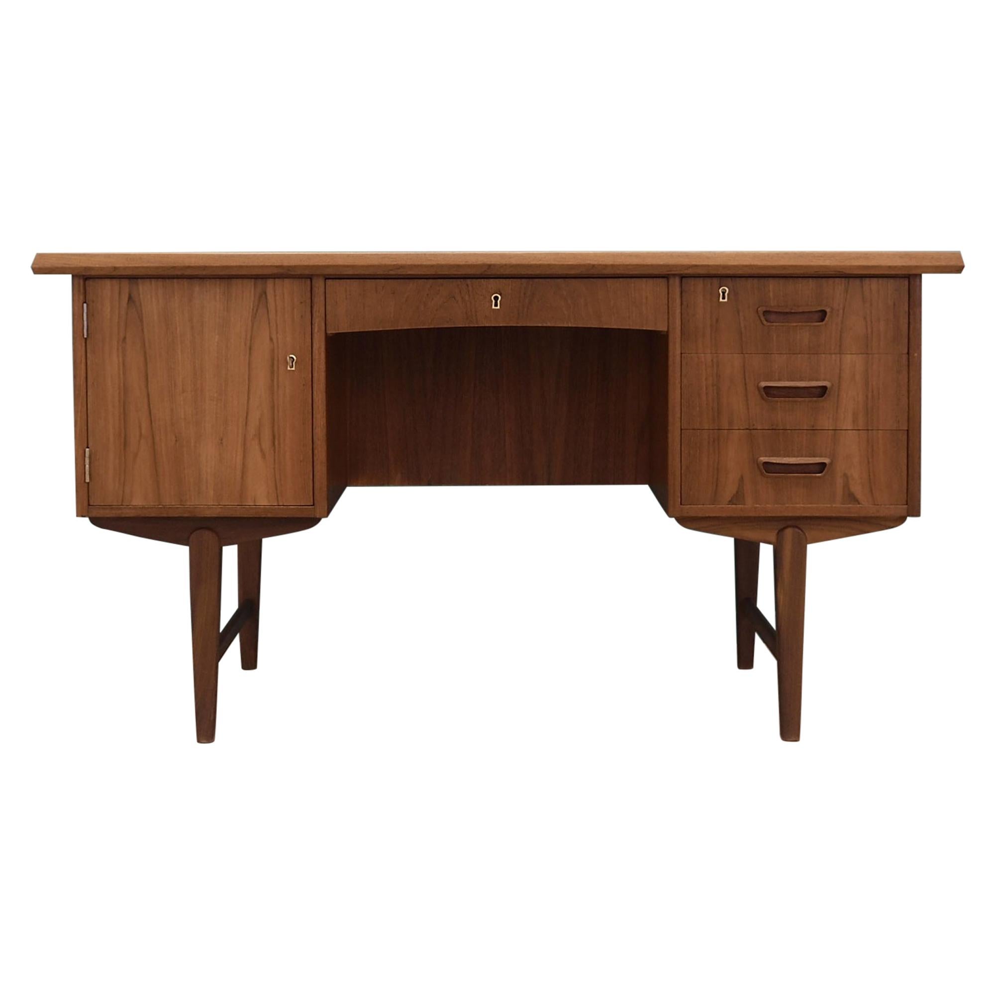 Desk Teak, Danish Design, 1960s For Sale