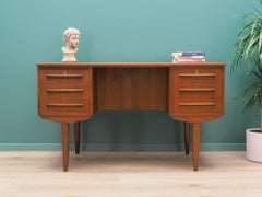 Desk Teak, Danish Design, 1960s, Designer J. Svenstrup, Producer AP Mobler