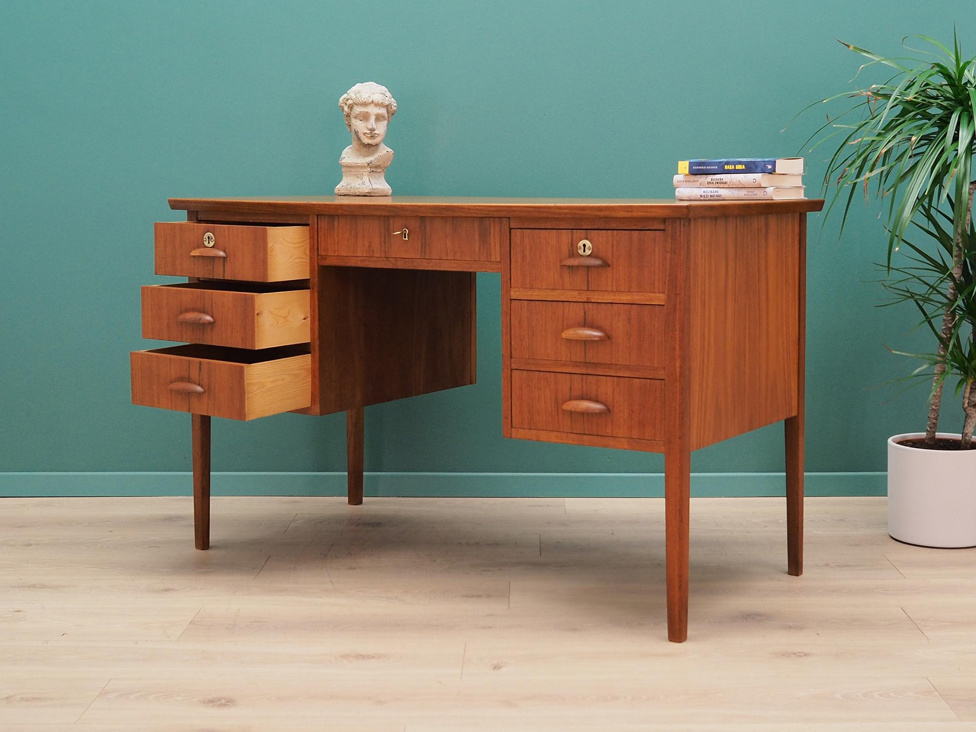 Mid-20th Century Desk Teak, Danish Design, 1970 For Sale