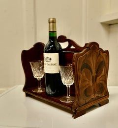 Desk Top Marquetry Occasional Book Tidy