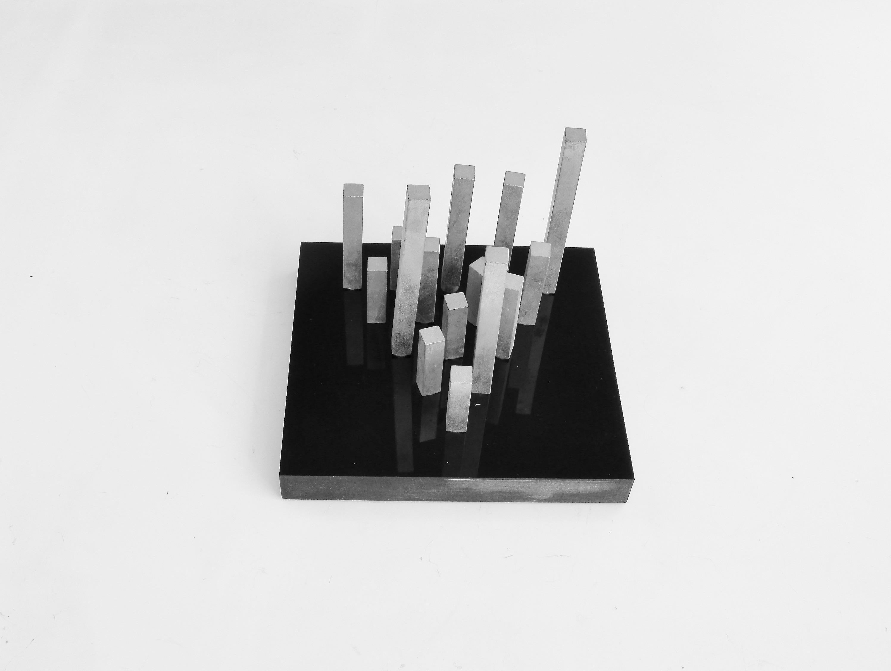 Mid-Century Modern Desk Top Skyscraper Skyline Puzzle Sculpture