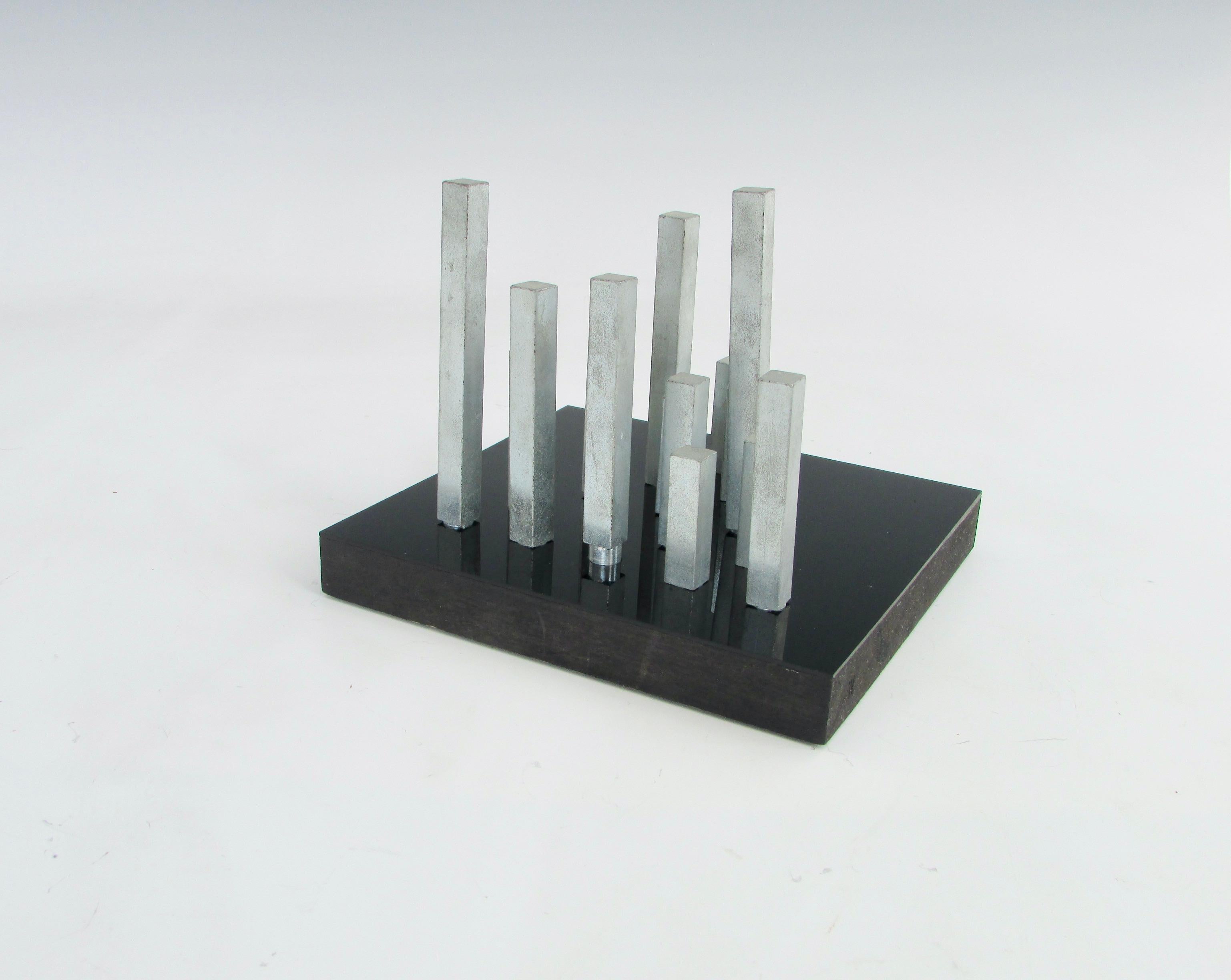 Hand-Crafted Desk Top Skyscraper Skyline Puzzle Sculpture