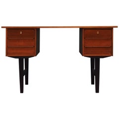Desk Vintage 1960s-1970s Teak Danish Design