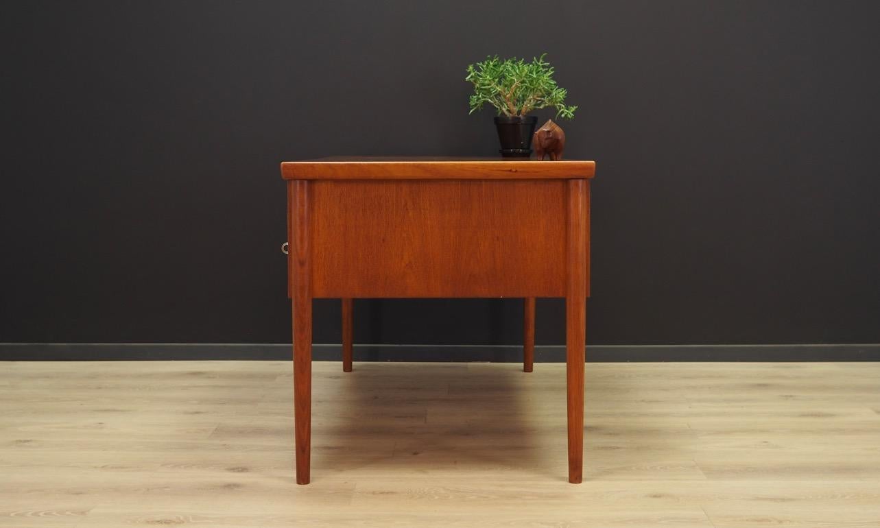 Late 20th Century Desk Vintage Teak Danish Design