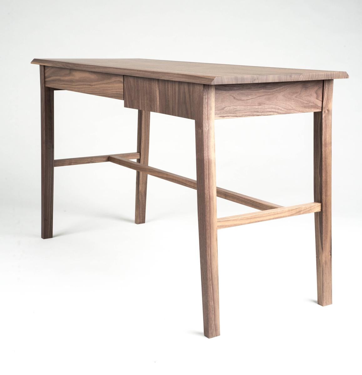 Moderne Bureau, noyer, moderne, rangement, bois de feuillus, personnalisable, semi-moderne  en vente