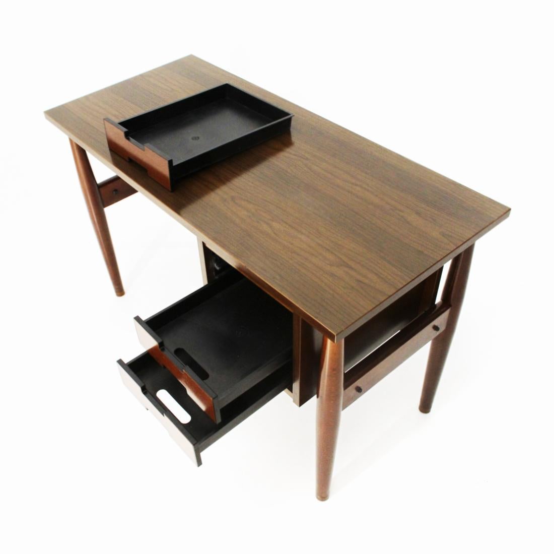 Italian Desk with 3 Drawers by Schirolli, 1960s