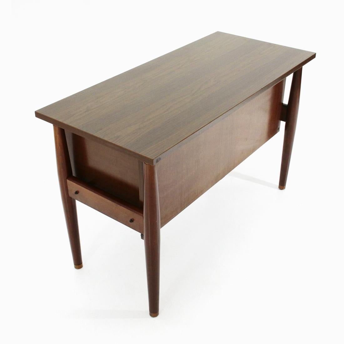 Mid-20th Century Desk with 3 Drawers by Schirolli, 1960s
