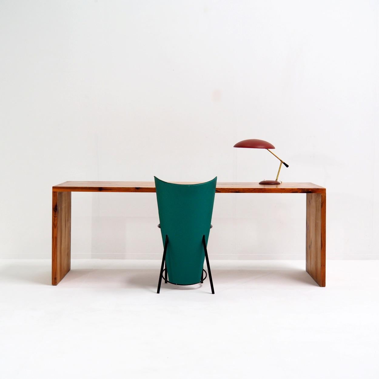 Beautiful desk with drawer unit designed by Dutch designer Ate van Apeldoorn for Houtwerk Hattem.

Ate van Apeldoorn designed in a minimalist style that reminds us of the designs of Charlotte Perriand, Pierre Chapo, etc. Please note that I have