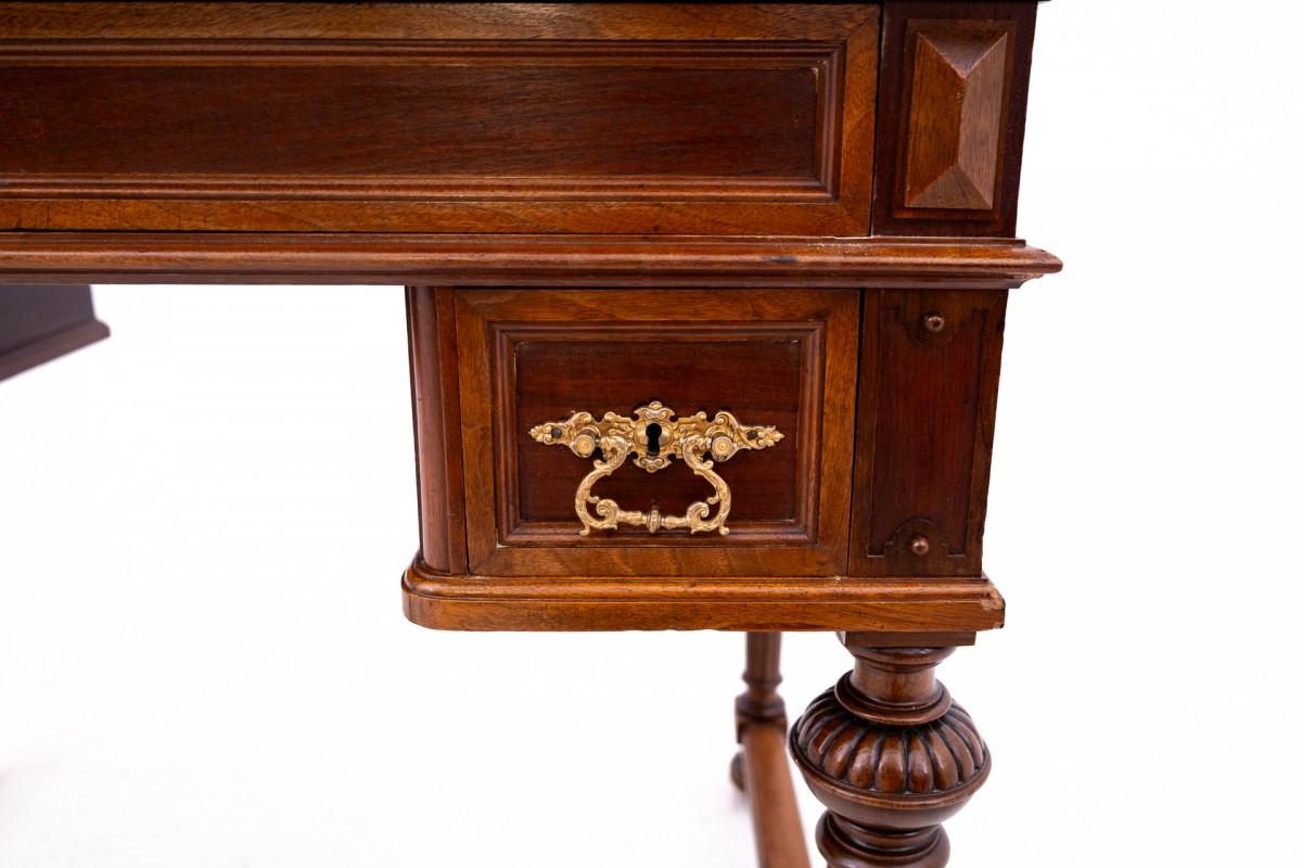 Biedermeier Desk with extension - secretary desk from the end of the 19th century, Northern