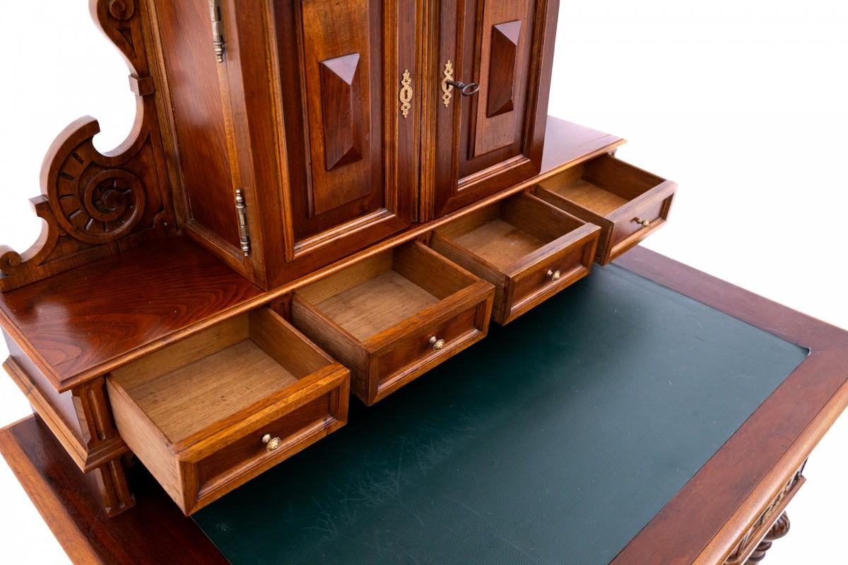 Desk with extension - secretary desk from the end of the 19th century, Northern 1