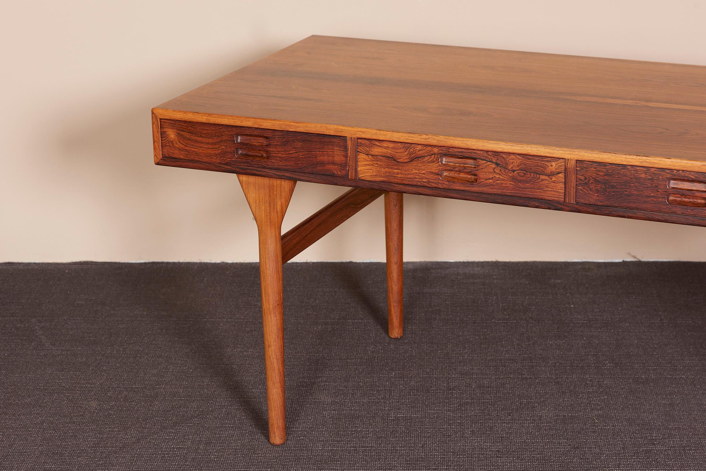 Desk with Four Drawers by Nanna Ditzel, Denmark, 1950s 9