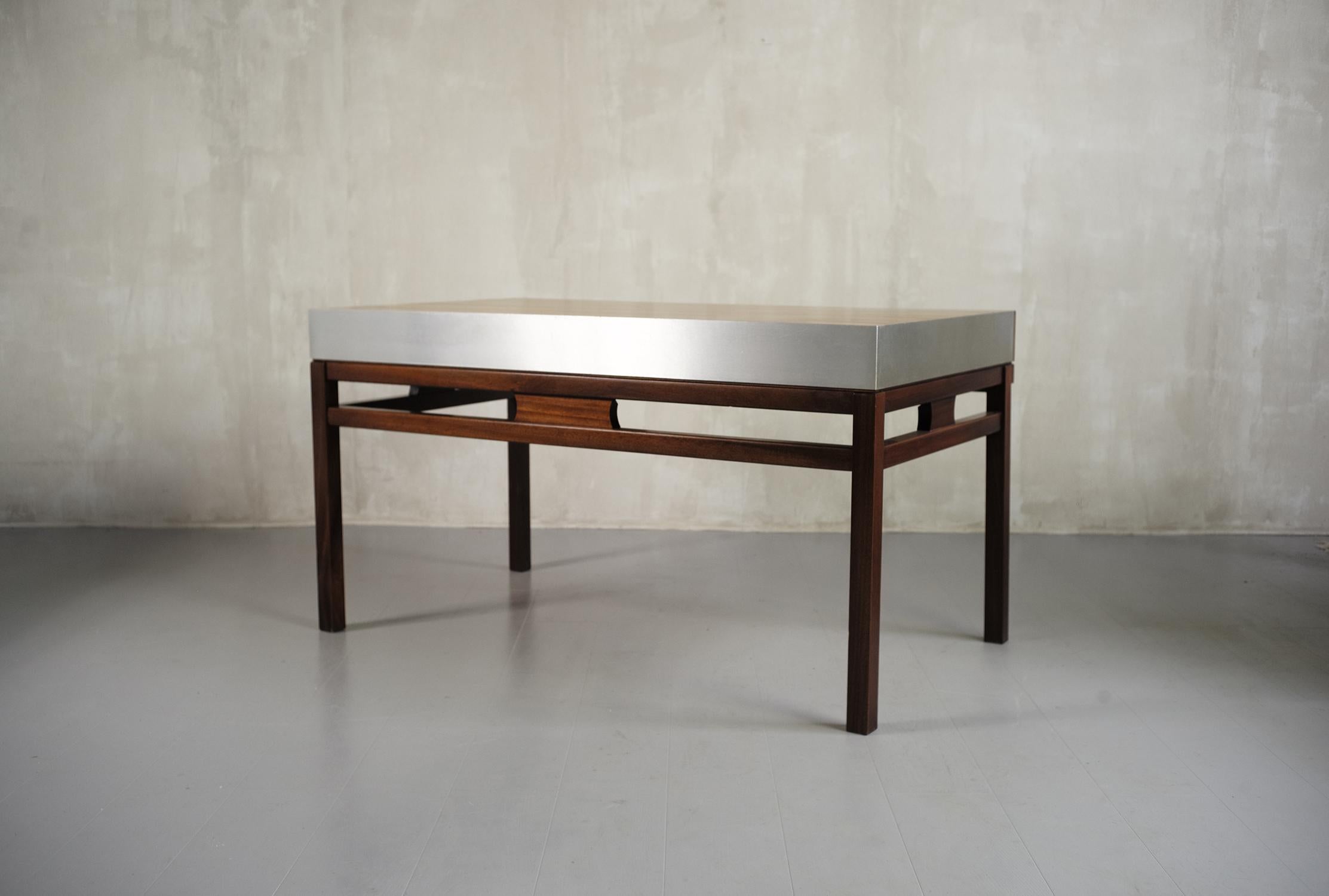 Desk with Two Drawers, France, 1960 1