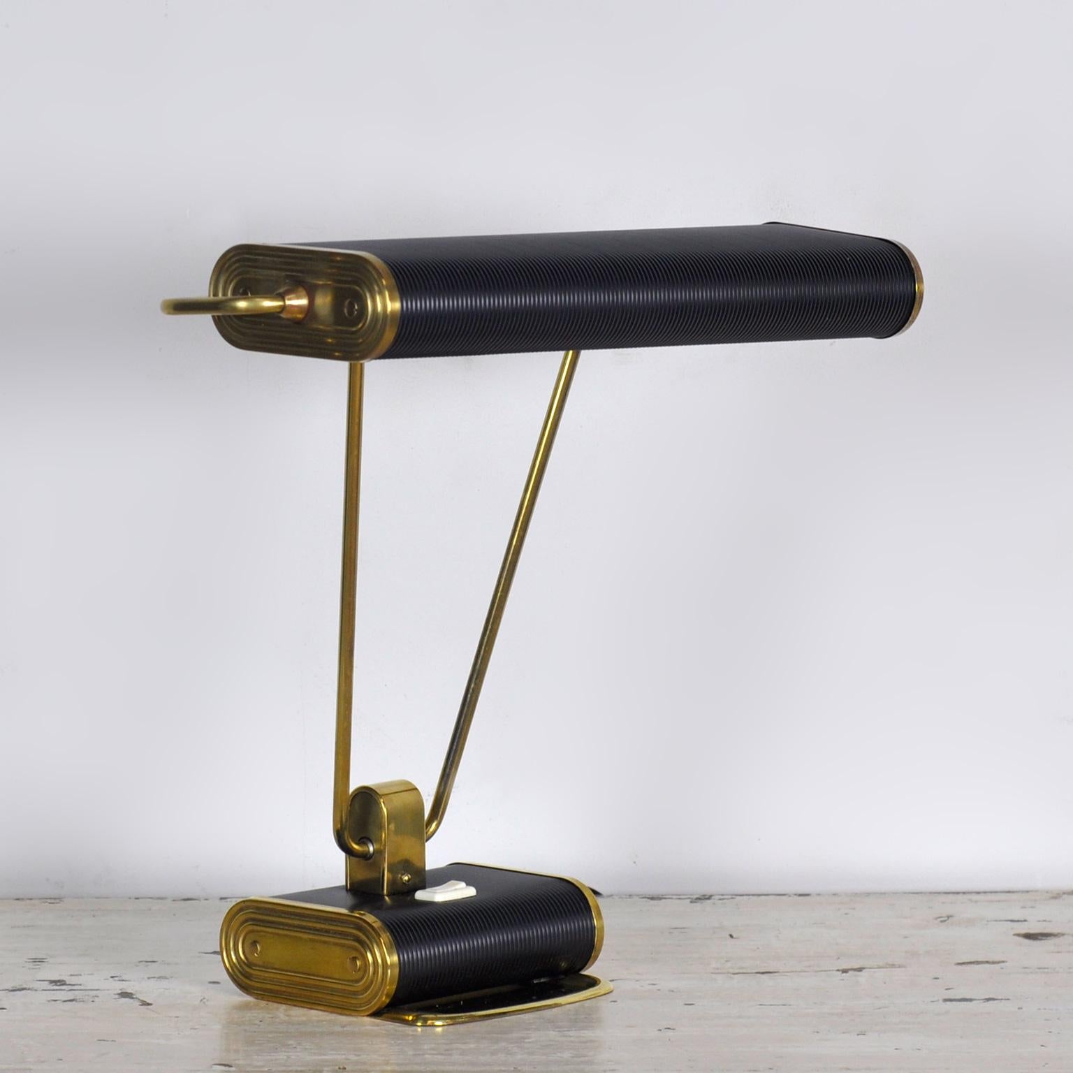 Art Deco DeskLamp by Eileen Gray for Jumo, 1940’s