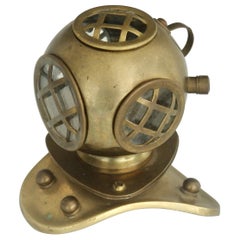 Vintage Desktop Brass Diving Bell