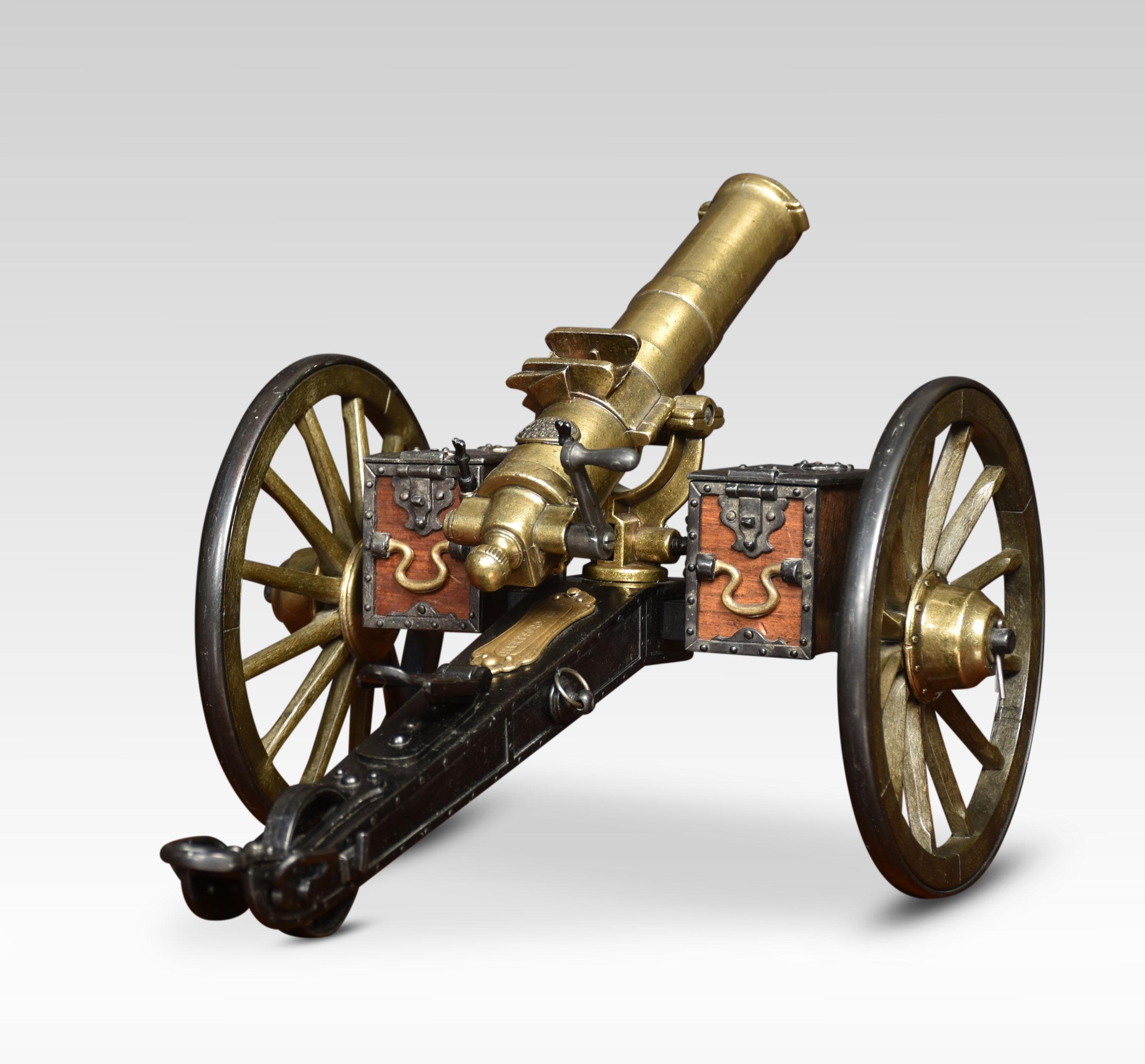 British Desktop Model of a Gatling Field Gun