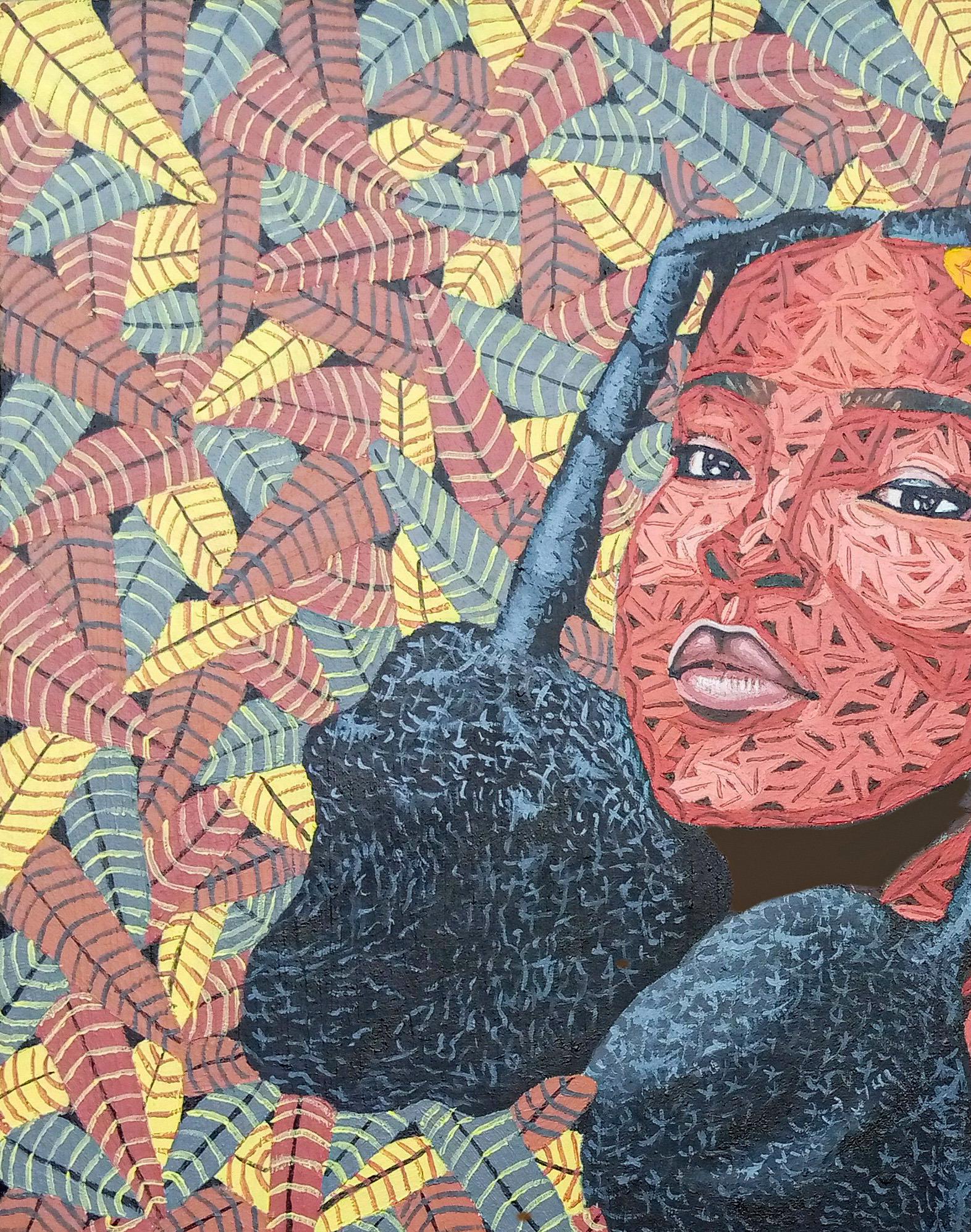 Serenity - Painting by Desmond Akindoju