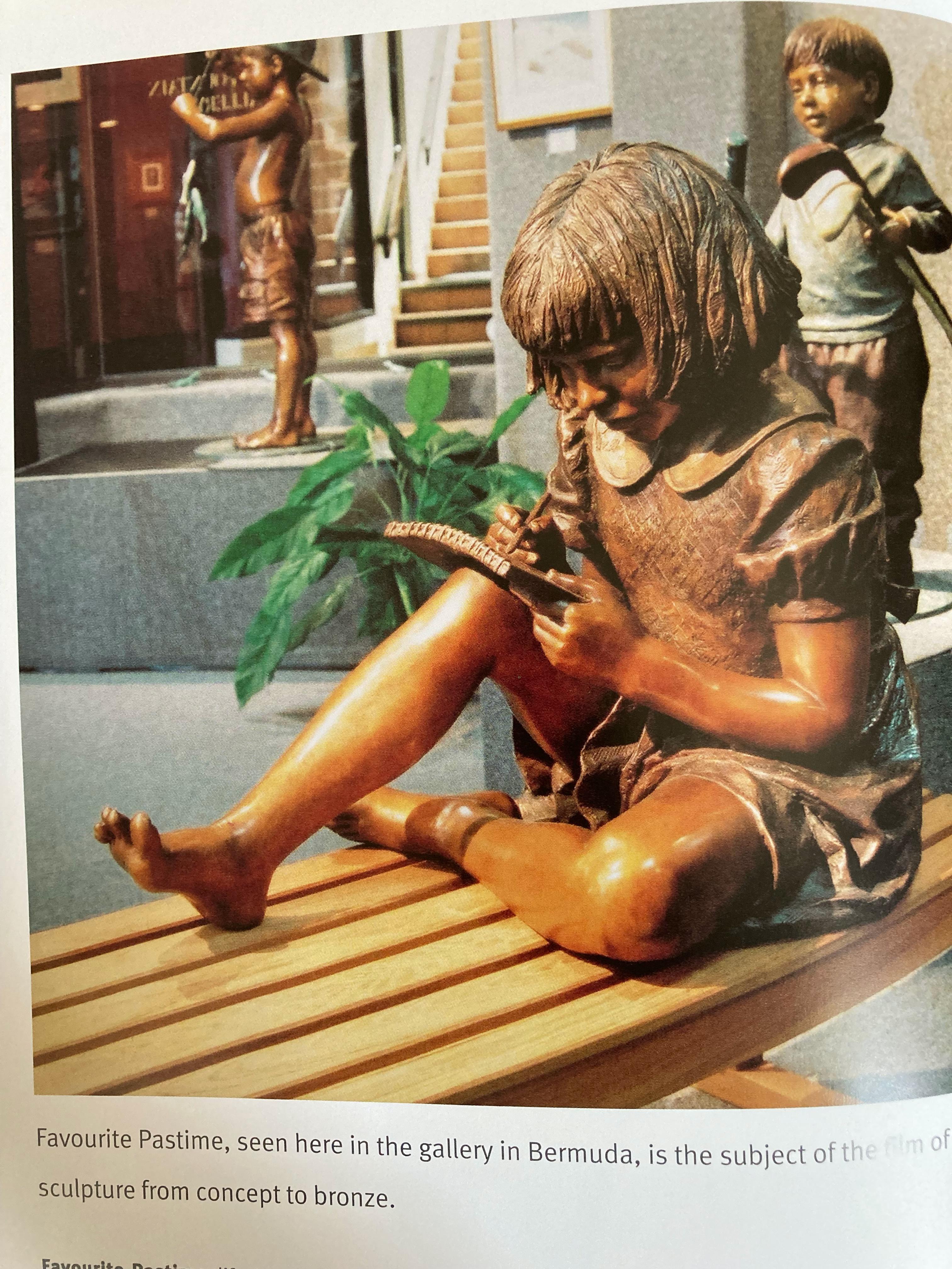 Enredos (Bronce macizo, reconocido escultor de niños, viene con libro de tapa dura) 4