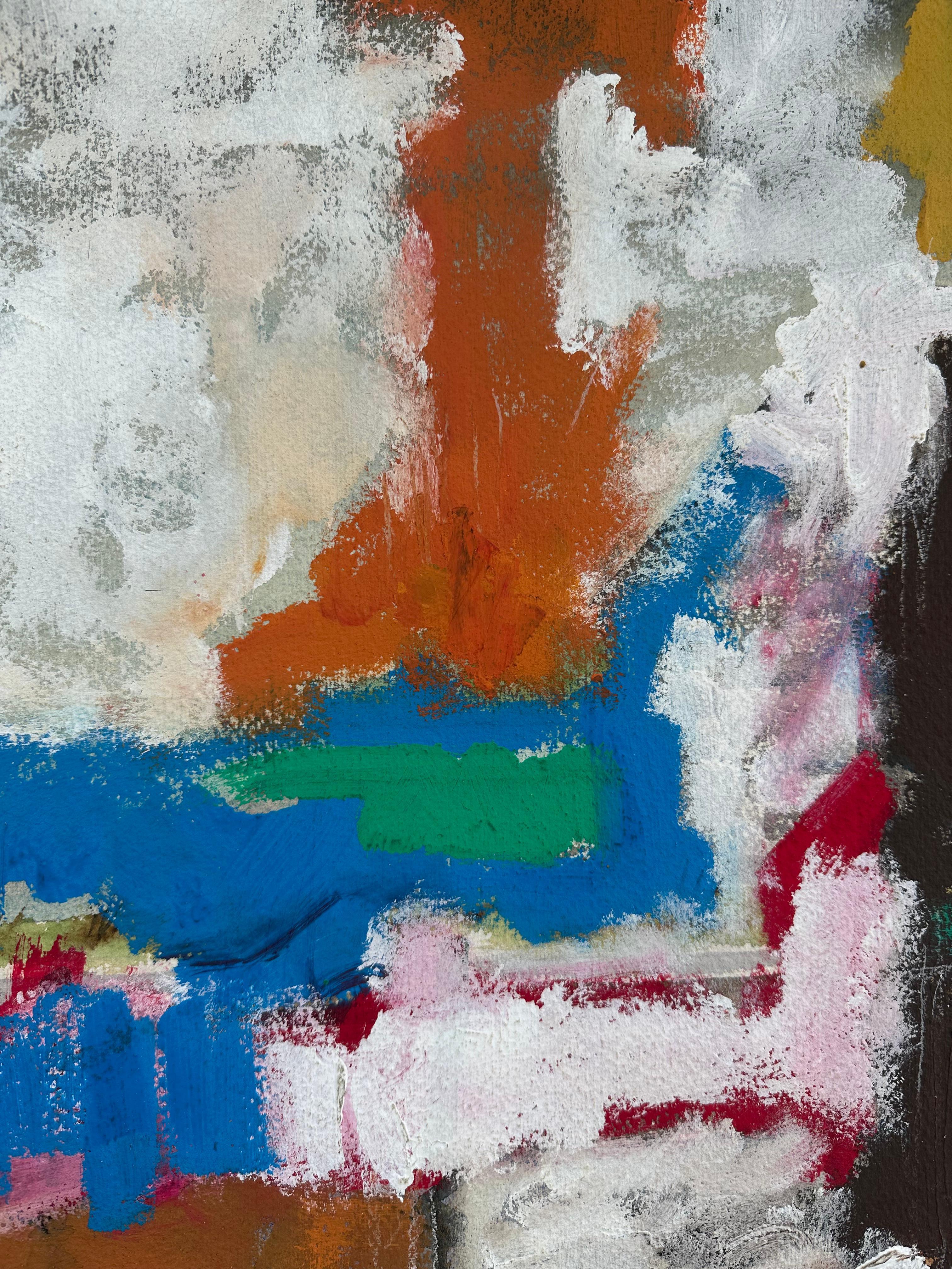 Abstrakt-expressionistisches Gemälde ohne Titel (Abstrakter Expressionismus), Mixed Media Art, von Desmond McLean