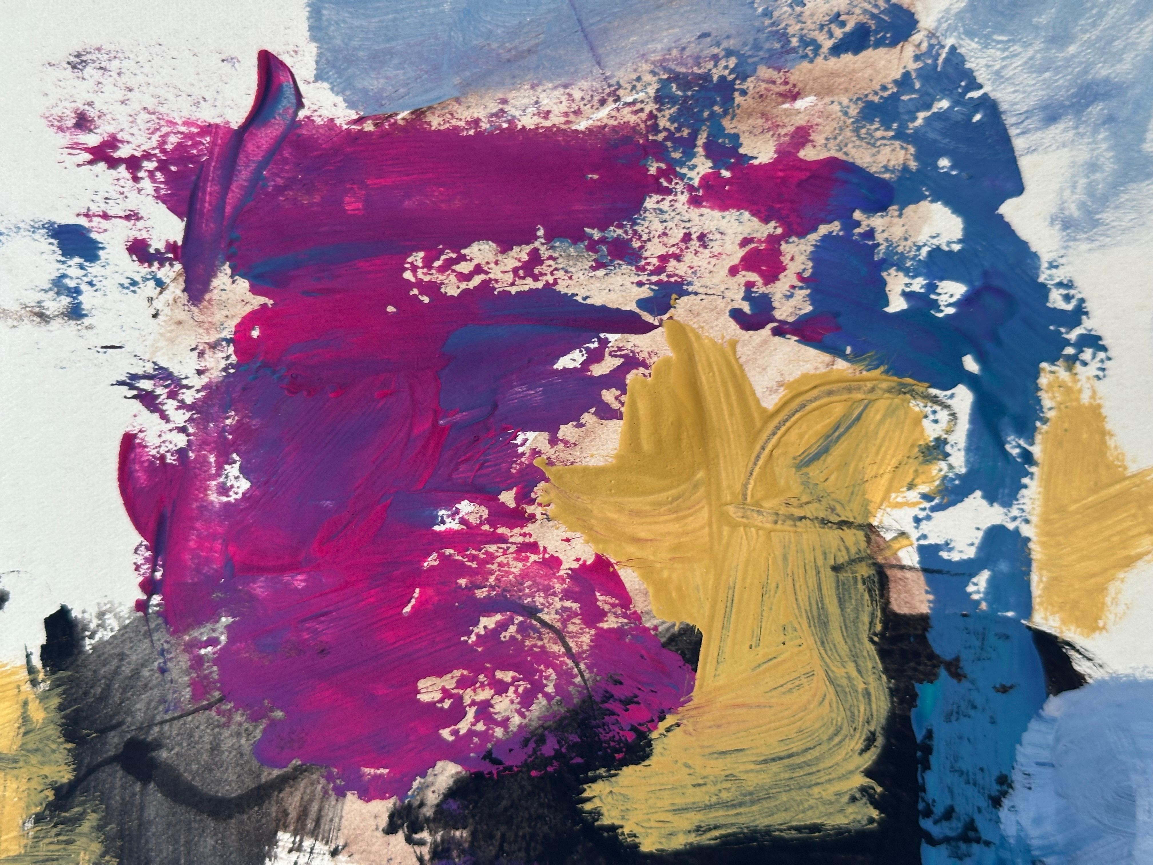Quadro espressionista astratto senza titolo - Mixed Media Art Espressionismo astratto di Desmond McLean